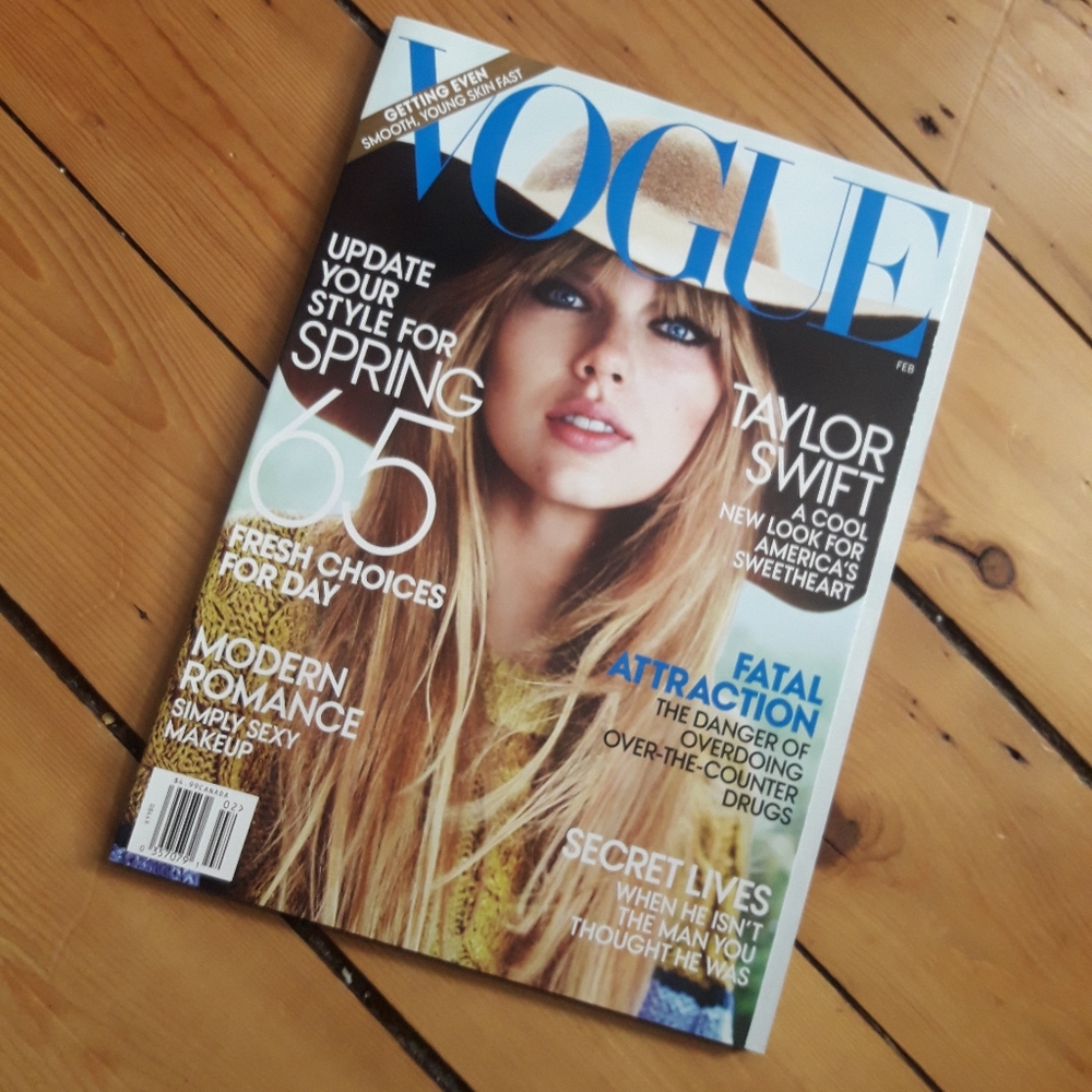 SOLD  *RARE* Taylor Swift Vogue Magazine Collector's Item! First cover